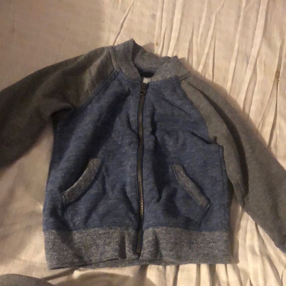 Sweater, age 3 , blue and gray in color